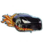 Шар фигура Машина Hot Car черный F32"/81см (Испания) 901748N