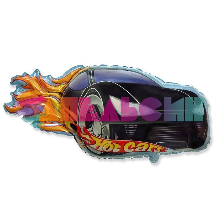 Шар фигура Машина Hot Car черный F32"/81см (Испания) 901748N
