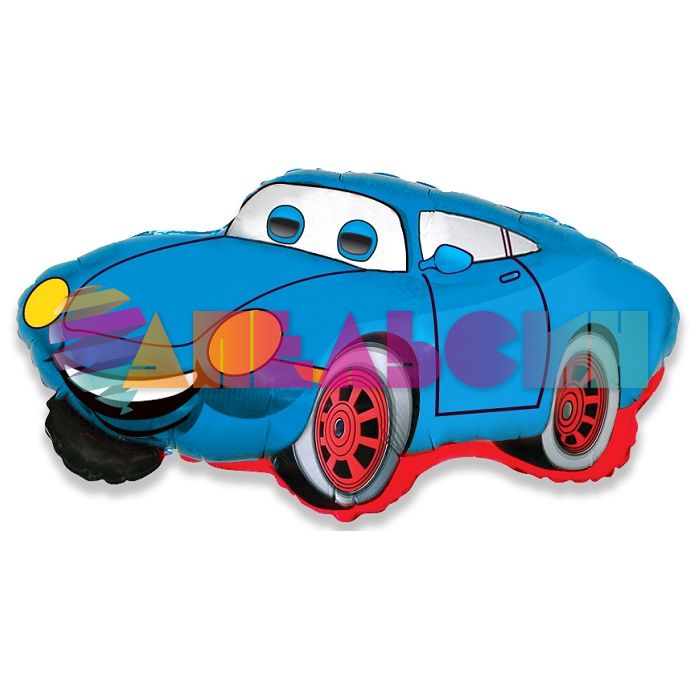 Шар фигура Машина гоночная синий F32"/81см (Испания) 901722