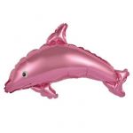 Мини фигура Дельфин розовый FL15"/38см с клапаном (Китай) 17128
