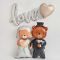 Надпись из шаров Love серебро FL41"/104см (Китай) 17383