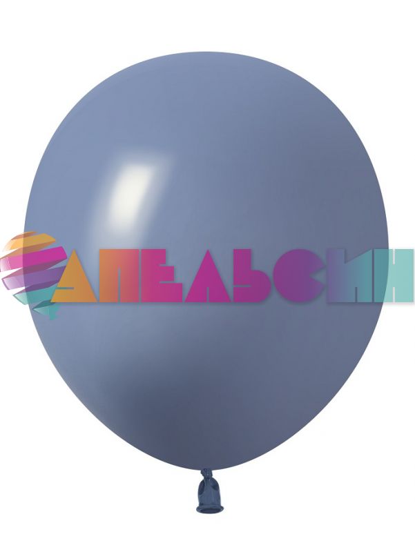 Шар пастель Серый 512/12"/30см (S97) Blue Gray голубая дымка 100шт/уп (Китай) ретро 512-12S97