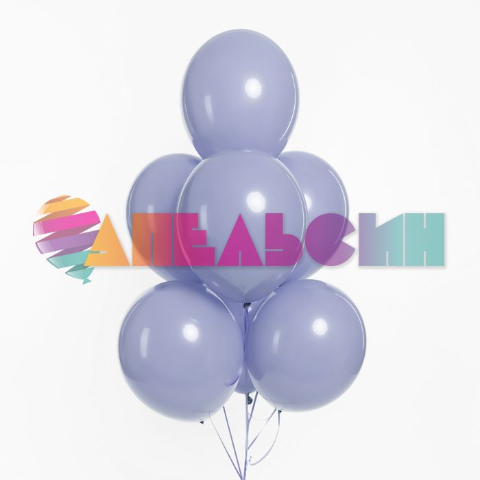 Шар пастель Серый 512/12"/30см (S97) Blue Gray голубая дымка 100шт/уп (Китай) ретро 512-12S97