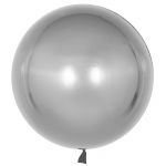 Шар сфера Серебро FL18"/46см (Китай) хром с клапаном 550009-1