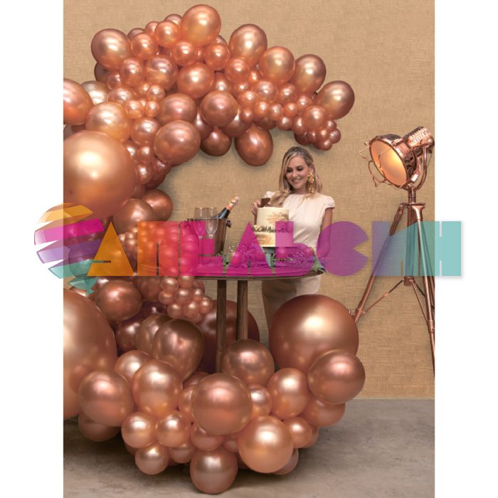 Шар металлик Коричневый S05"/13см 573 Copper Медный 100шт/уп (Колумбия) 159607