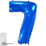 Шар цифра Синий F40"/102см 7 (Испания) 901767A