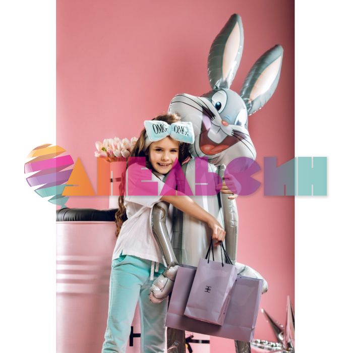 Шар ХОД Багз Банни Bugs Bunny A82"/208см (США) гелий 1208-0016