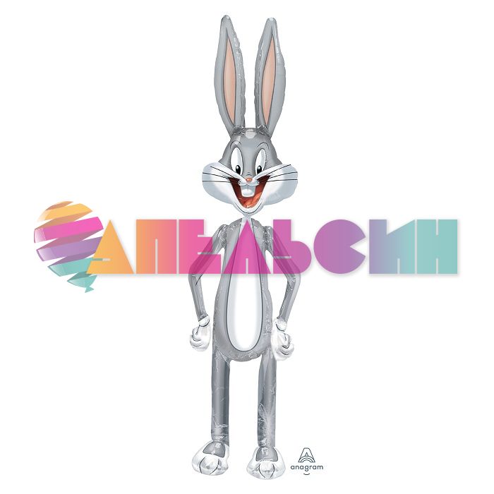 Шар ХОД Багз Банни Bugs Bunny A82"/208см (США) гелий 1208-0016