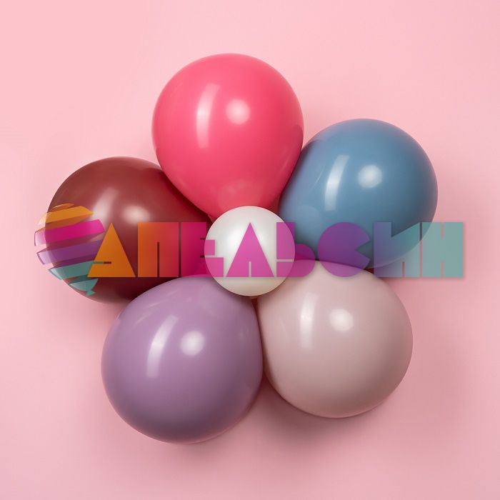 Шар пастель Розовый 512/10"/30см (S83) Flamingo фламинго 100шт/уп (Китай) 512-10S83
