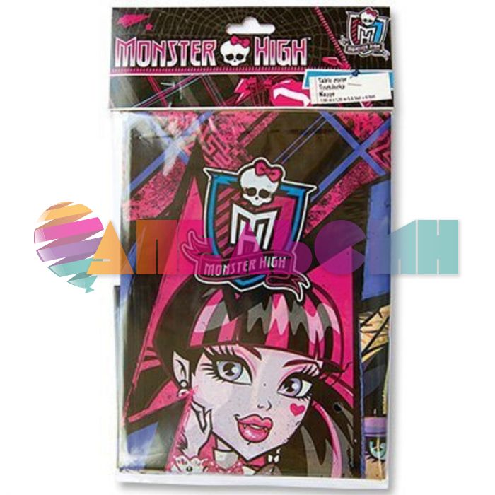 Скатерть Монстер Хай Monster High 122х180см полиэтилен 1502-1331