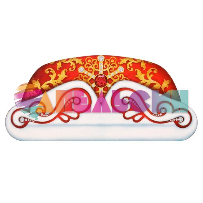 Ободок Дед Мороз /картон 1850772-СТОК