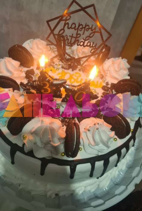 Топпер HB Квадраты черный 10х16см пластик 7003904