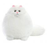 Игрушка Кот толстый белый 30см подушка 190372