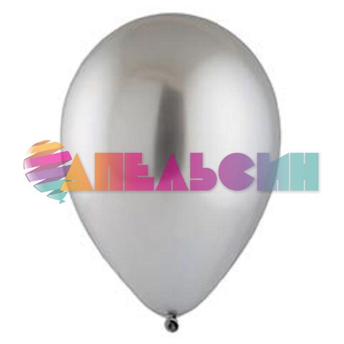 Шар хром Серебро Э05"/13см (803) Platinum 100шт/уп (Малайзия) 1102-1861