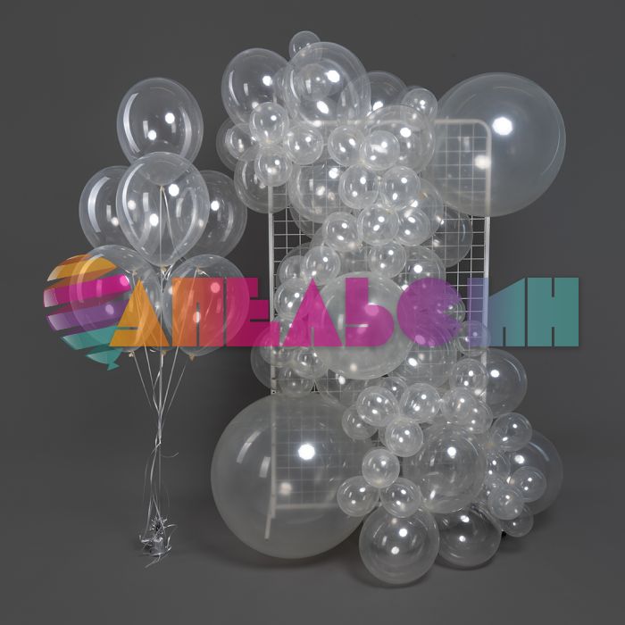 Шар кристалл Прозрачный 512/36"/91см (C02) Clear (Китай) 512-36C02