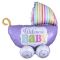 Шар 3D фигура Коляска Welcome BABY A31"/81см (США) 3091601 1207-4037