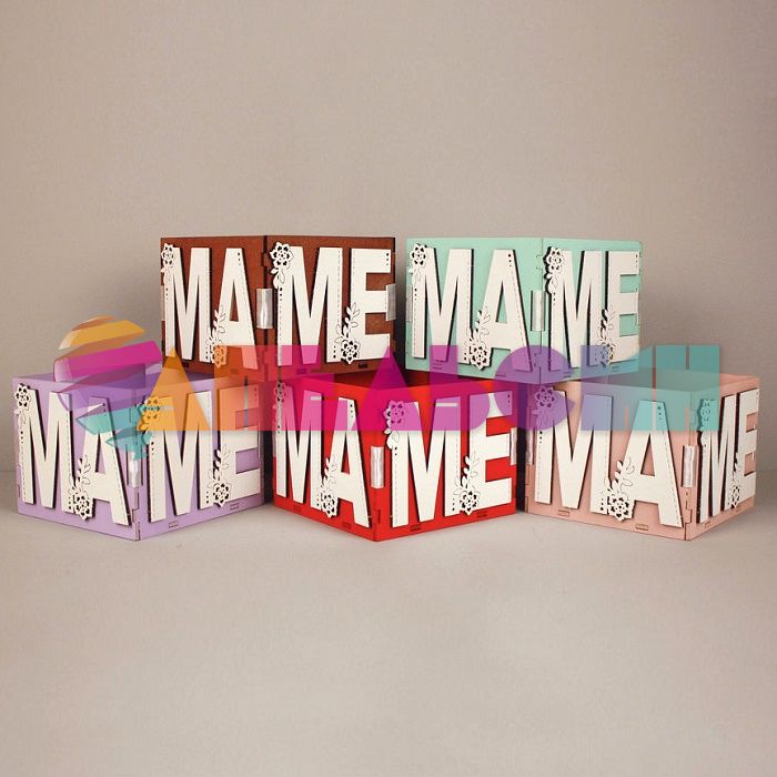 Ящик Маме 10х12х12см ПУ765-02-4503