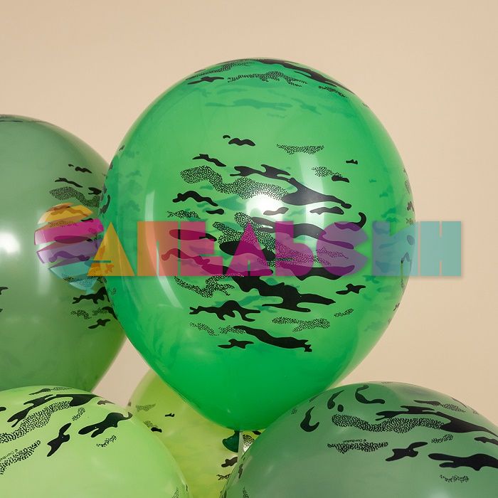 Шар латекс Камуфляж МИКС 12"/30см 25шт/уп (Китай) 613008