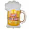 Шар фигура Пиво в кружке Happy Bear-day F28"/71см (Испания) 901787