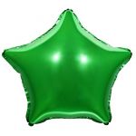 Шар звезда Зеленый FL18"/46см (Китай) металлик 120108