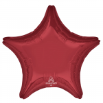 Шар звезда Красный A19"/49см бургундия Burgundy (США) металлик 1204-0224