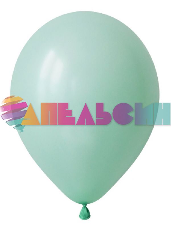 Шар пастель Зеленый DL05"/13см (263) Matte green мятный 100шт/уп (Вьетнам) макарунс 305263