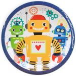 Тарелка Веселые роботы 23см 6шт/уп картон 6231441