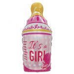Шар фигура Бутылочка сердце It`s a Girl FL30"/76см (Китай) 23365