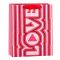 Пакет LOVE леттеринг красный блеск 18х23х10см глянец KR-4175S1