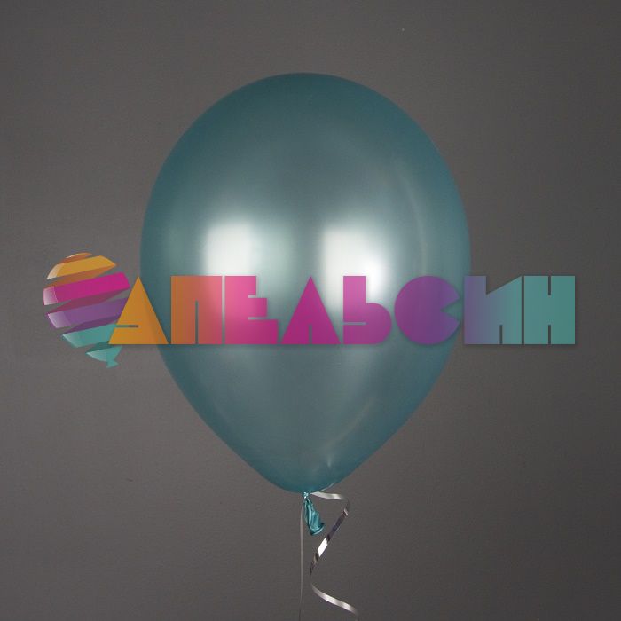 Шар металлик Бирюза 512/12"/30см (M73) Caribbean Blue карибский голубой 100шт/уп (Китай) 512-12M73