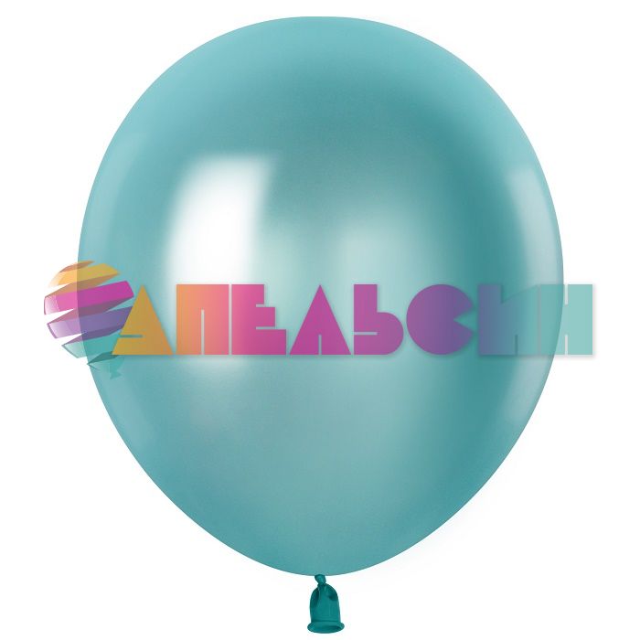 Шар металлик Бирюза 512/12"/30см (M73) Caribbean Blue карибский голубой 100шт/уп (Китай) 512-12M73