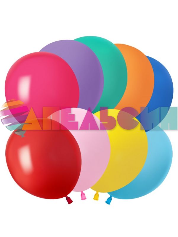 Шар пастель Ассорти 512/10"/25см (SA1) 100шт/уп (Китай) 512-10SA1
