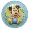 Тарелка Микки Малыш/ Mickey the Kid 20см 8шт/уп картон 84345