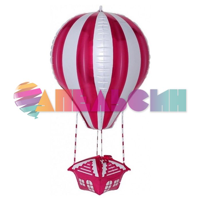 Шар 3D фигура Воздушный шар красный FL34"/86см (Китай) 19708